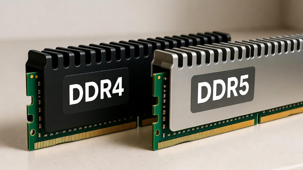DDR4와 DDR5 속도 차이 비교 설명